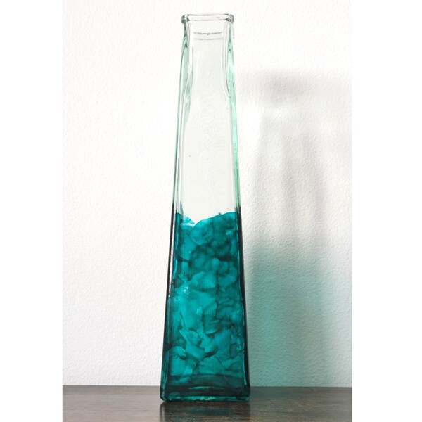 Teal Flower Vase Etsy