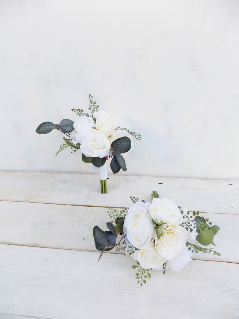 Bridesmaid bouquet flower girl bouquet artificial bouquet silk Etsy