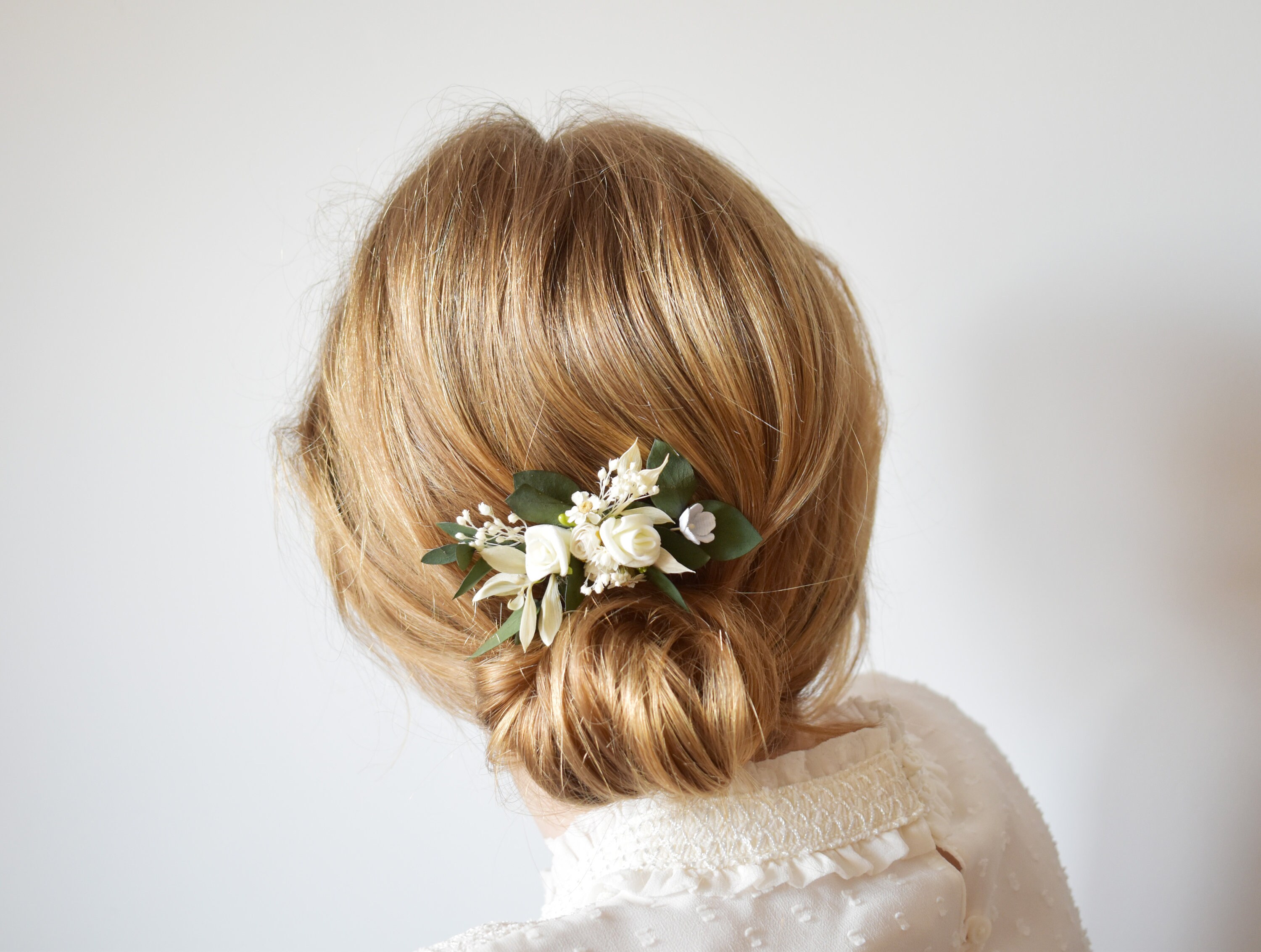 Bridal Hair Bun - Etsy UK Bridal Hair Bun - Etsy UK