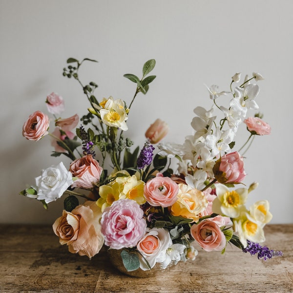 Shop Silk Flower Arrangement Etsy