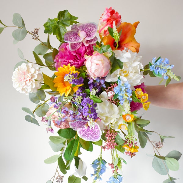 Silk Bridal Bouquet - Etsy