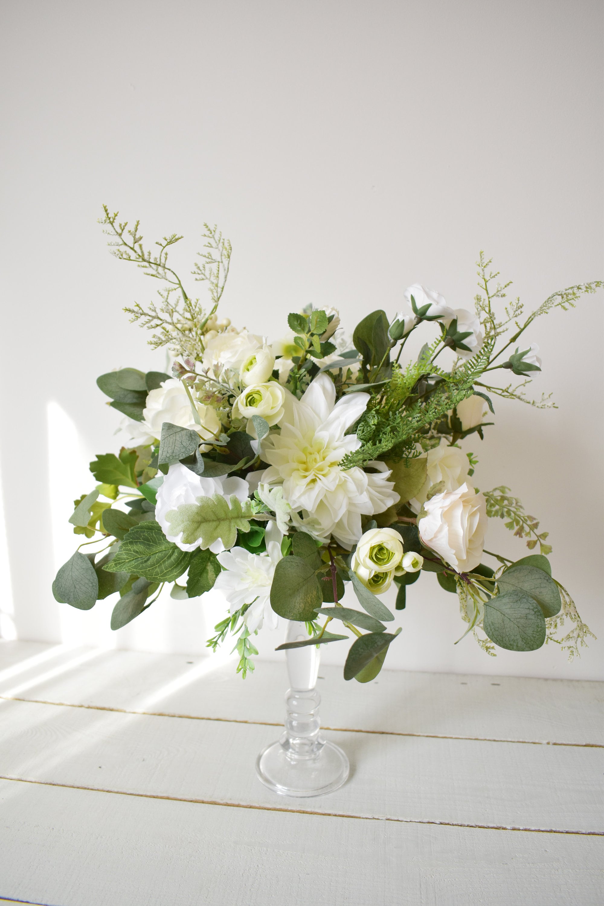 Wedding Reception Centerpiece Silk Flower Arrangement Top Etsy UK