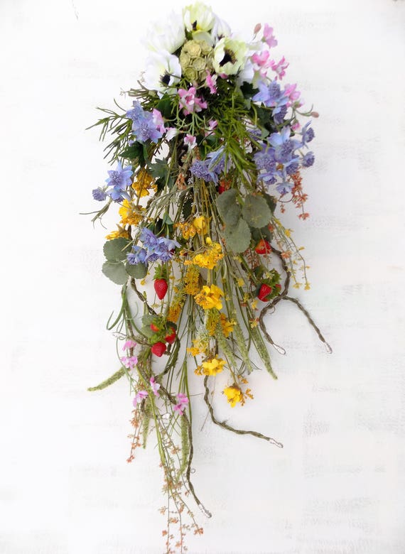 Summer Wildflower Wedding Bouquet