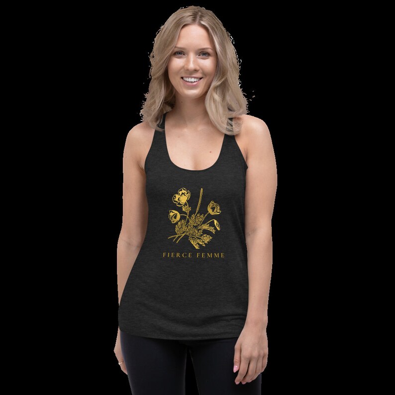 Unisex Racerback Tank Fierce Femme S-2XL