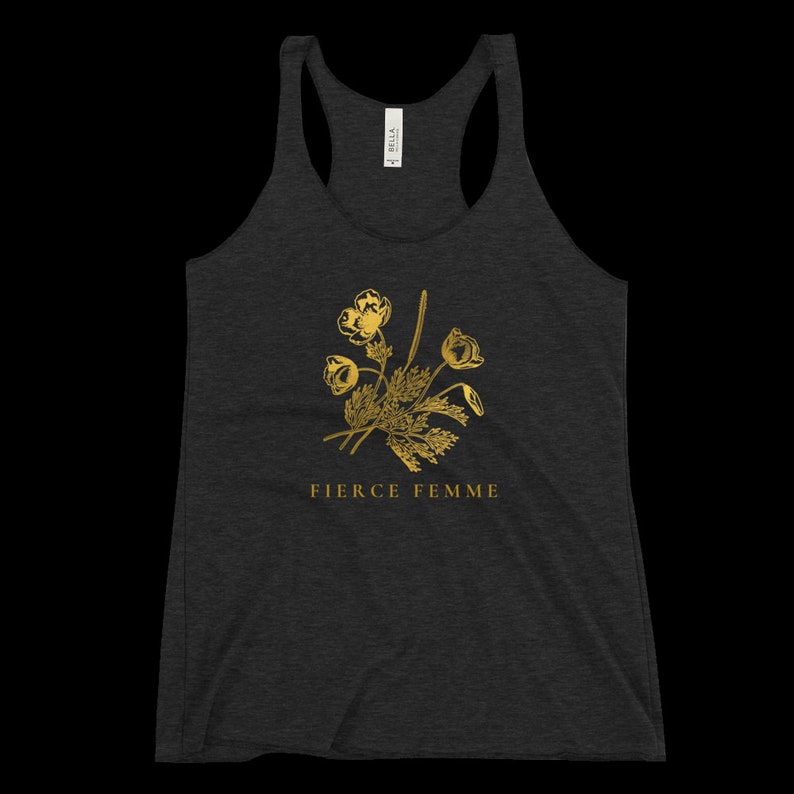 Unisex Racerback Tank Fierce Femme S-2XL