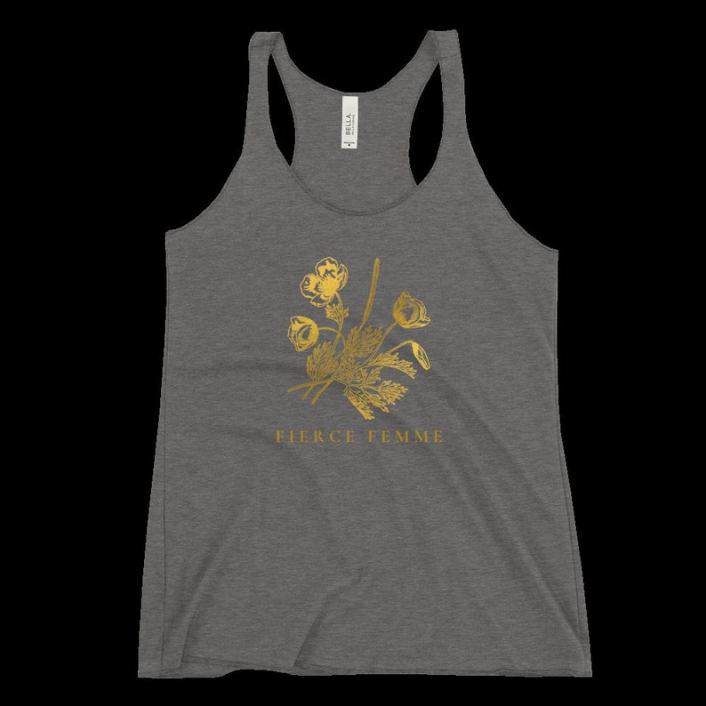 Unisex Racerback Tank Fierce Femme S-2XL