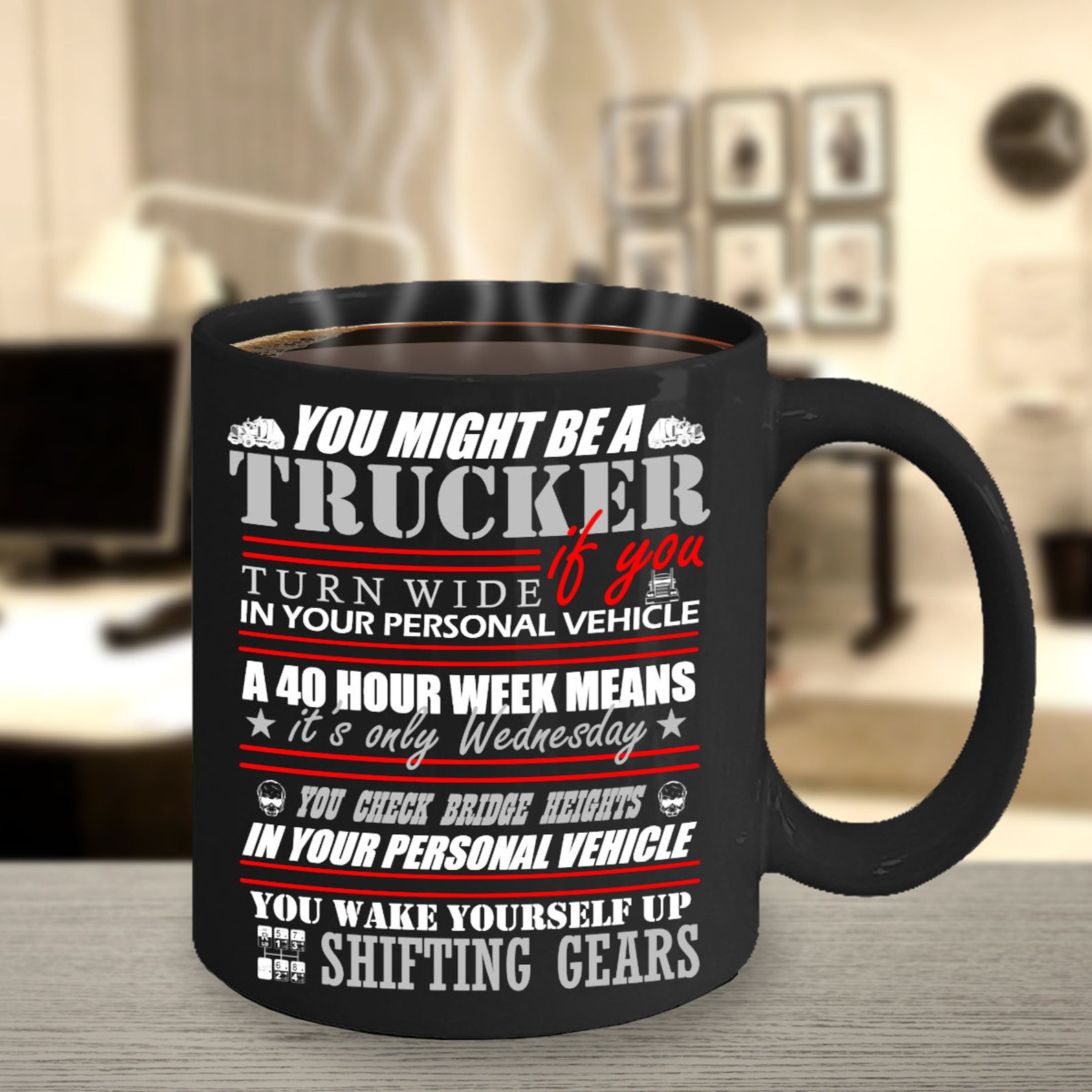Truck Driver Gift Idea Great Coffee Mug for Truckers You Etsy Canada