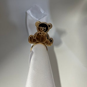 Teddy Bear Ring Napkin Holder image 2