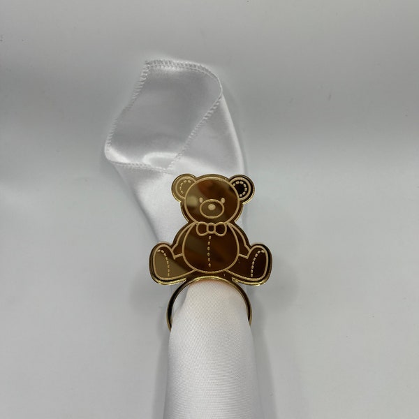 Teddy Bear Ring Napkin Holder