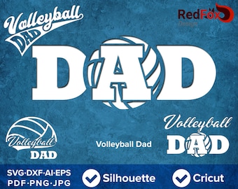 Download Volleyball Dad Svg Etsy