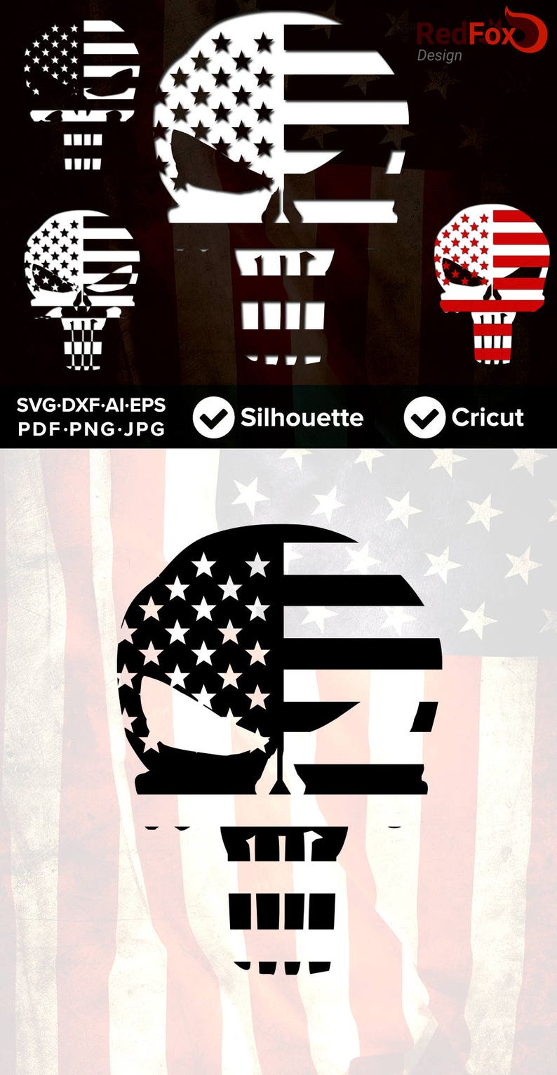 Free Free American Flag Punisher Svg 570 SVG PNG EPS DXF File
