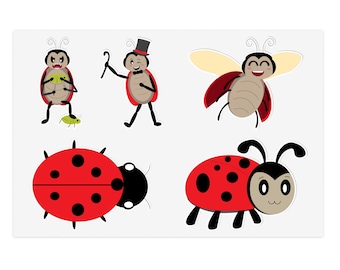 Ladybugs - Sticker Sheets