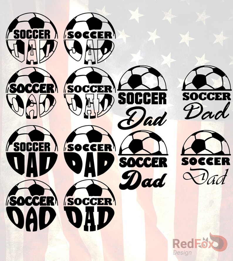 Download Soccer Dad Father's Day SVG Cut File DXF Png Eps | Etsy