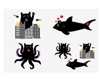 Catzilla - Sticker Sheets