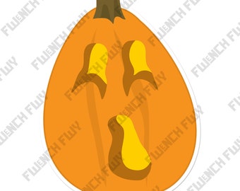 Naklejka dyniowa, zabawne i przytulne jesienne naklejki na Halloween, straszne naklejki | Pumpkin Patch | Naklejka jesienna | naklejka na laptopa | naklejki jesienne