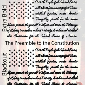 US Flag, America, Pledge of Allegiance, Preamble Constitution - SVG Cut ...