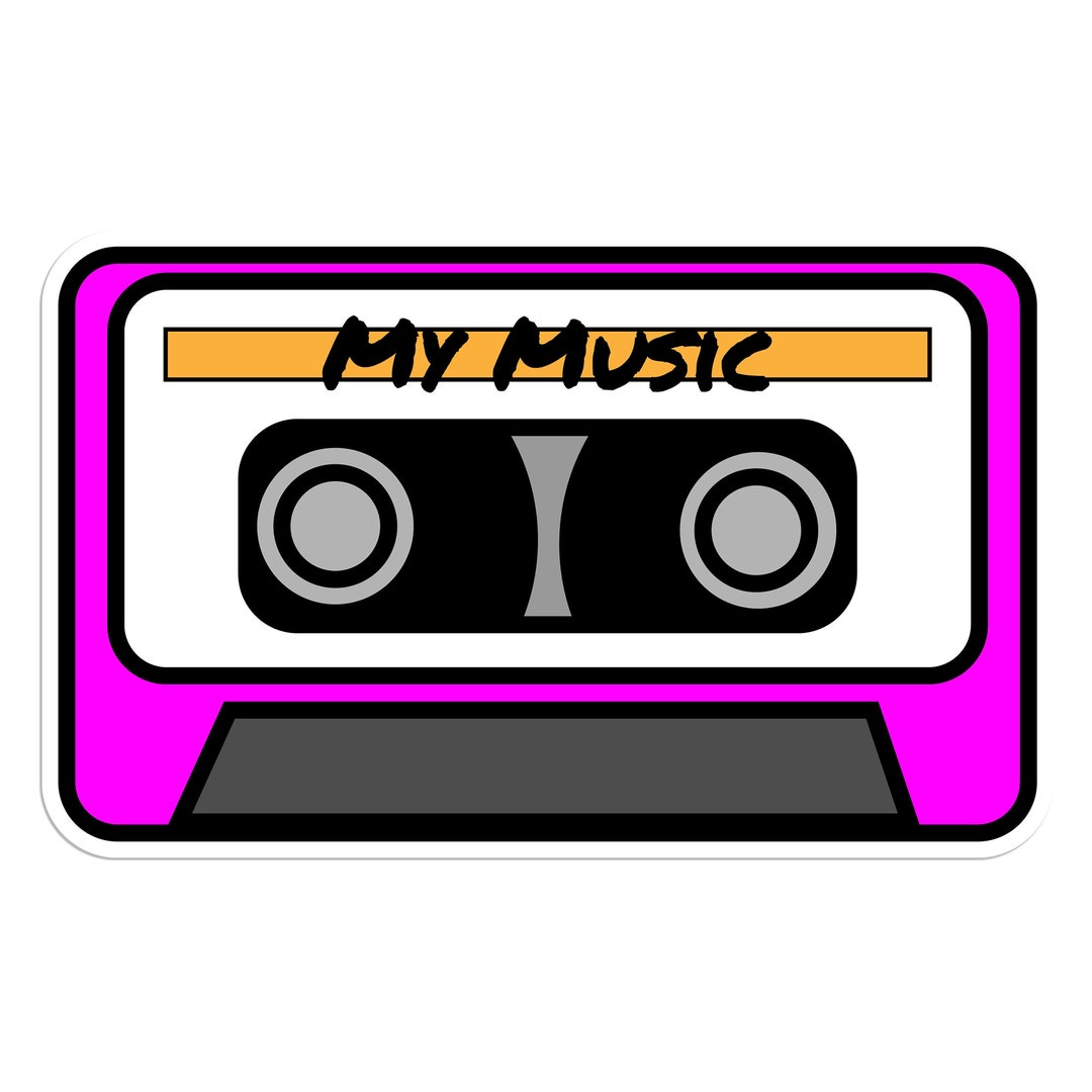 Retro Walkman Cassette Player Sticker Vintage Decal for Etsy