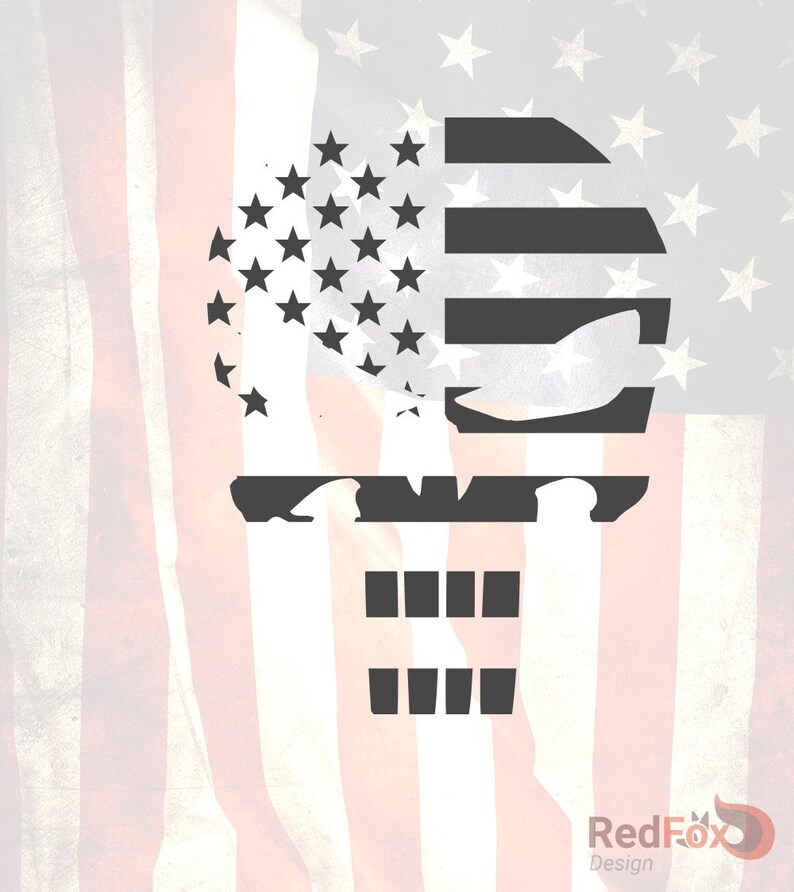 Free Free American Flag Punisher Svg 848 SVG PNG EPS DXF File
