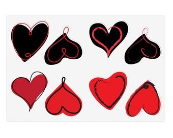 Hearts - Sticker Sheets