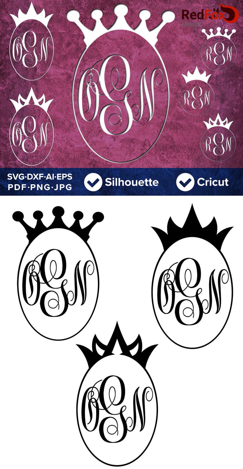 Free Free Princess Crown Monogram Svg 400 SVG PNG EPS DXF File