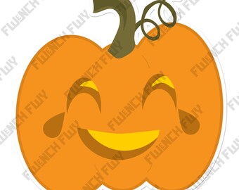 Naklejka dyniowa, zabawne i przytulne jesienne naklejki na Halloween, straszne naklejki | Pumpkin Patch | Naklejka jesienna | naklejka na laptopa | naklejki jesienne