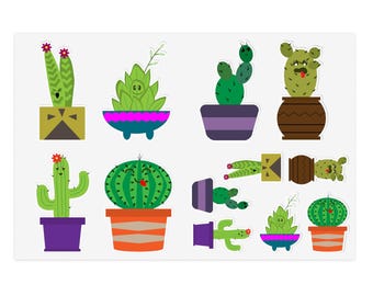 Cactus - Sticker Sheets