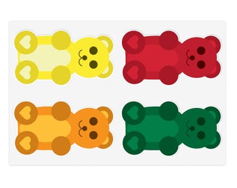 Gummy Bears - Sticker Sheets