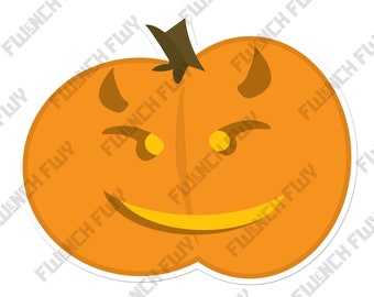 Pumpkin Sticker, Fun and cozy fall stickers for Halloween, spooky stickers | Pumpkin Patch | Autumn Sticker | laptop sticker | fall stickers
