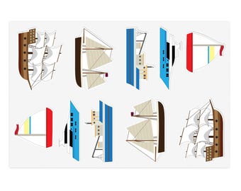 boats - Sticker Sheets