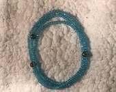 A beaded waist