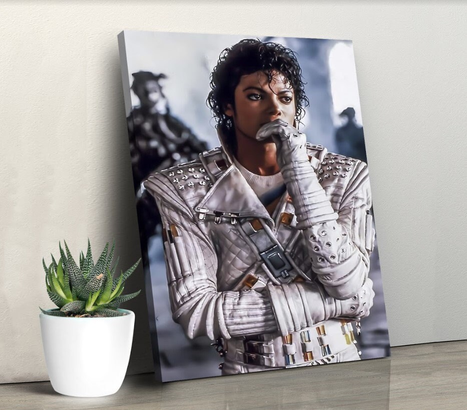 Michael Jackson Poster Canvas /Michael Jackson Canvas /Art Etsy
