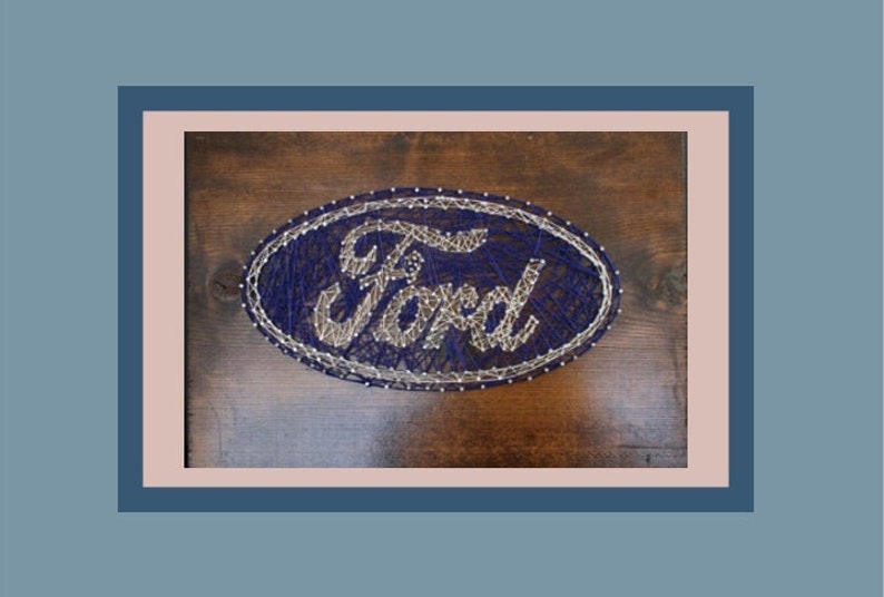 Ford Logo String Art Ford Truck Gifts Car Shop Decor Wall | Etsy
