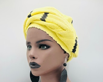 Mud Cloth African Head Wrap - African Scarf - African Turban - Head Wraps for Women  - Mud Cloth - Headwrap | Nubian Grace