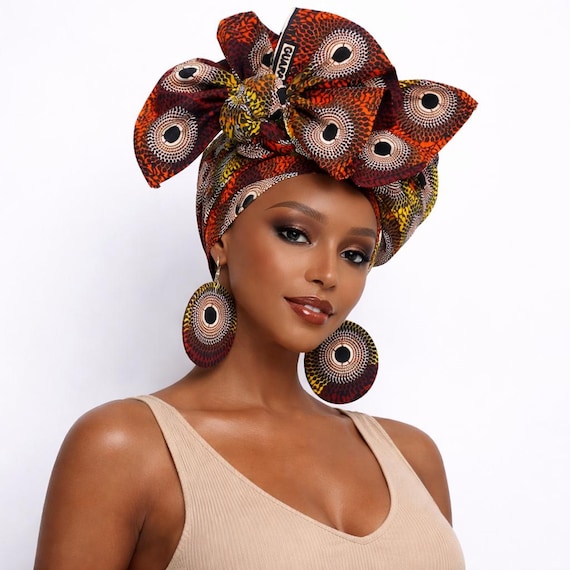 Ankara Head Wrap: African Print Cotton Turban Scarf - Etsy