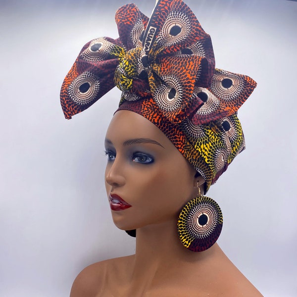 Darling Head Wrap - African Head Wrap- African Scarf - African Turban - Head Wraps for Women - Hair Wrap - Headwrap | Nubian Grace
