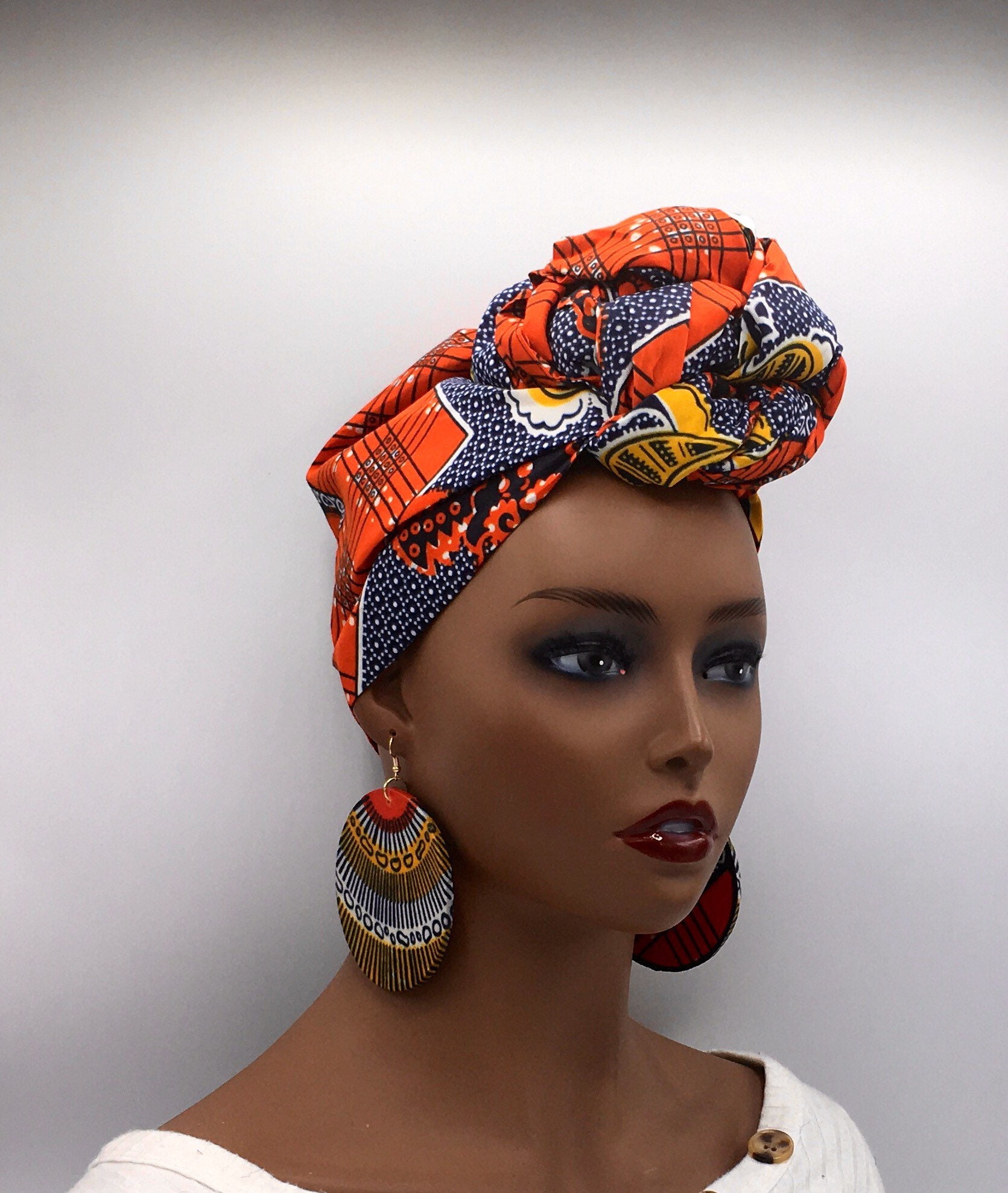 African hair scarf styles discount