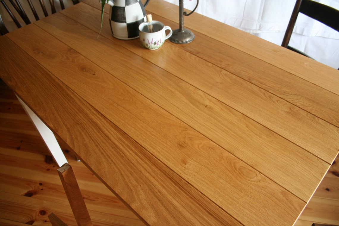 Küchentisch Mücke aus Eiche mit Ansteckteil im | Etsy