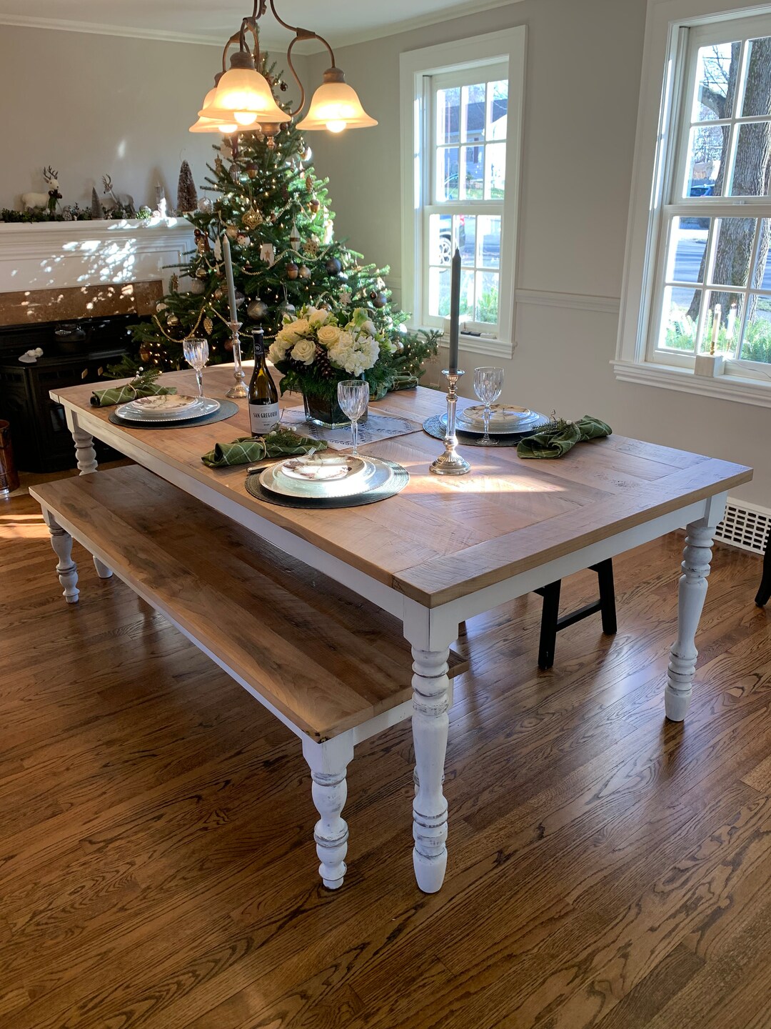 Modern Farmhouse Tables and Benches Etsy