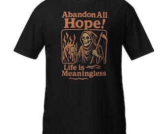 Abandon All Hope – Grim Reaper Dark Humor PNG
