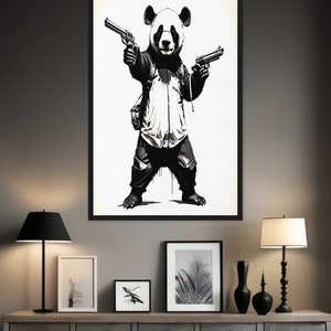 Banksy Inspired Digital Download 24x36 inch