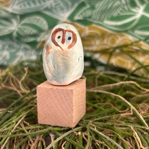 Barn Owl - Handmade Ceramic Cutie