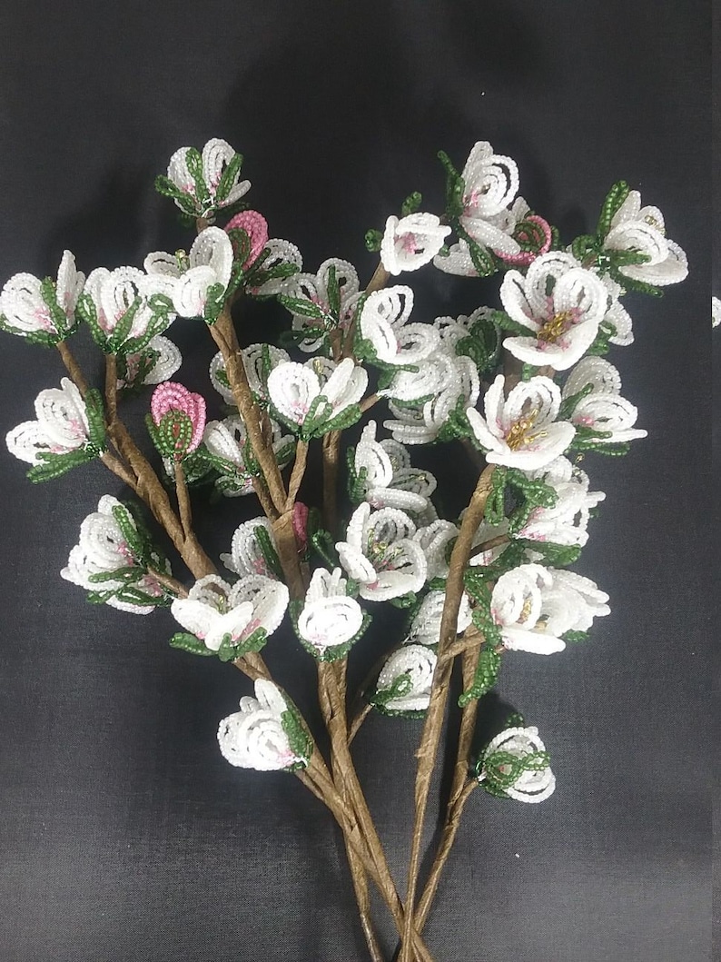 French beaded apple blossom image 1