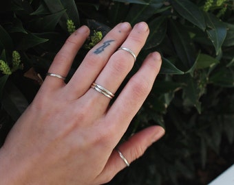 Semplice anello in argento sterling
