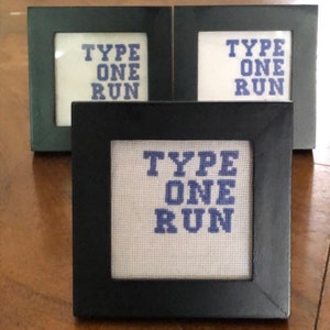Type One Run Cross Stitch