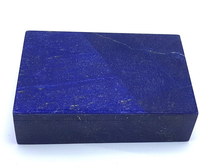 Lapis Lazuli Beautiful Jewellery Box 145x96x41mm