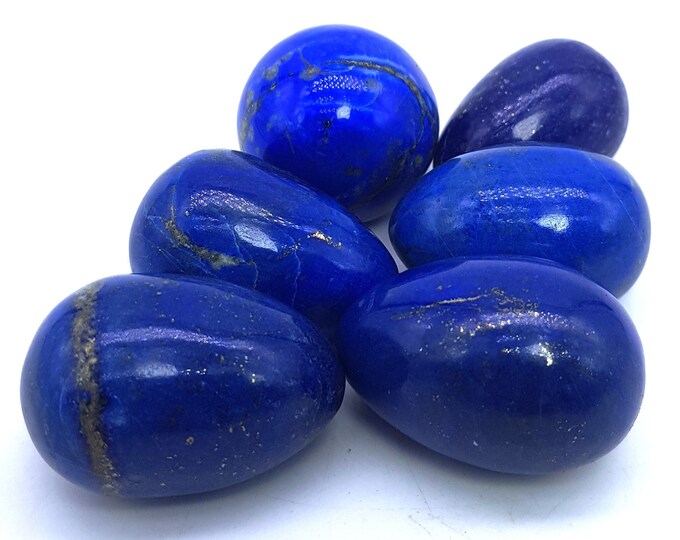 280 Grams Beautiful Lapis Lazuli Top Quality 100% Genuine 5 Eggs And 1 Ball