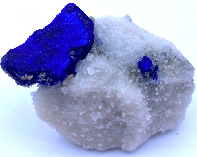 185 Grams Beautiful Blue Lapis Lazurite On Matrix Specimen From Badakhshan Afghanistan