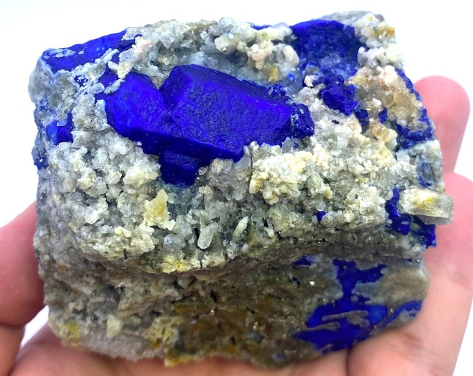 597 Grams Beautiful Blue Lapis Lazurite On Matrix Specimen-Lazurite Specimen-Lapis Specimen-Lapis Lazurite Stone-Lazurite Gemstone-Gemstone