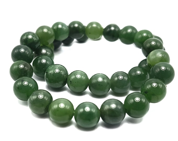 Beautiful Green Nephrite Jade Bracelets, Nephrite Jade Bracelet, Nephrite Beads Bracelet, Nephrite Jade Beads Bracelets, Nephrite Jade, Jade