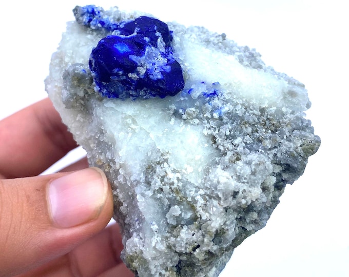 345 Grams Beautiful Blue Lapis Lazurite On Matrix Specimen-Lazurite Specimen-Lapis Specimen-Lapis Lazurite Stone-Lazurite Gemstone-Gemstone